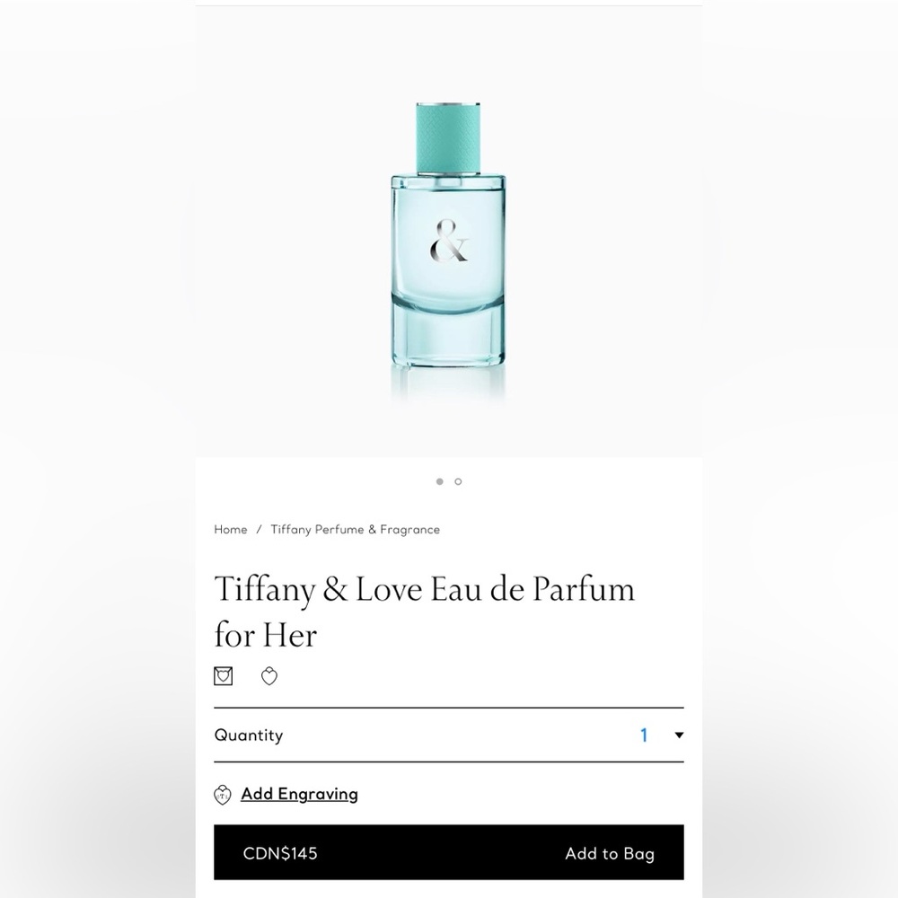 SEALED IN BOX - Tiffany & Love for Her